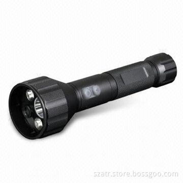Flashlight DVR with Real-time Video and Audio Recording, Supports Up to 32GB Internal Memory